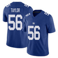 New York #56 Lawrence Player Football V Neck Short Sleeve Royal Jersey Taylor For Men Youth Women Gift