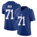 New York #71 Marcus Player Football V Neck Short Sleeve Royal Jersey Mbow For Men Youth Women Gift