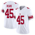 New York #45 Ricard Player Football V Neck Short Sleeve White Jersey Patrick For Men Youth Women Gift