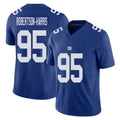 New York #95 Roy Player Football V Neck Short Sleeve Royal Jersey Robertson-Harris For Men Youth Women Gift