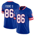 New York #86 Thomas Player Football V Neck Short Sleeve Royal Jersey Fidone II For Men Youth Women Gift