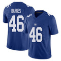 New York #46 Zaire Player Football V Neck Short Sleeve Royal Jersey Barnes For Men Youth Women Gift