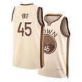 Golden State #45 Ike Player Basketball Sleeveless Cream Jersey Graham For Adult Youth