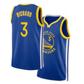 Golden State #3 Richard Player Basketball Sleeveless Blue Jersey Will For Adult Youth
