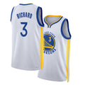 Golden State #3 Richard Player Basketball Sleeveless White Jersey Will For Adult Youth