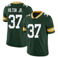 Green Bay #37 Hilton Jr. Player Football V Neck Short Sleeve Green Jersey Chris For Men Youth Women Gift
