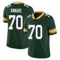 Green Bay #70 Kinnard Player Football V Neck Short Sleeve Green Jersey Darian For Men Youth Women Gift