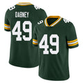 Green Bay #49 Dabney Player Football V Neck Short Sleeve Green Jersey Drake For Men Youth Women Gift