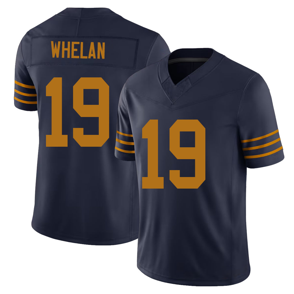 Green Bay #19 Whelan Player Football V Neck Short Sleeve Navy Jersey Daniel For Men Youth Women Gift