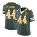 Green Bay #44 Franklin Player Football V Neck Short Sleeve Green Jersey Zaire For Men Youth Women Gift