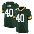 Green Bay #40 Quinn Player Football V Neck Short Sleeve Green Jersey TJ For Men Youth Women Gift