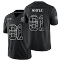 Green Bay #81 Whyle Player Football V Neck Short Sleeve Black Jersey Josh For Men Youth Women Gift