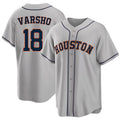 Houston #18 Varsho Player Baseball Short Sleeve Gray Jersey Daulton For Men Women Youth Gift
