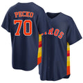 Houston #70 Pecko Player Baseball Short Sleeve Navy Jersey Ethan For Men Women Youth Gift