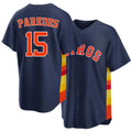 Houston #15 Paredes Player Baseball Short Sleeve Navy Jersey Isaac For Men Women Youth Gift