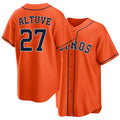 Houston #27 Altuve Player Baseball Short Sleeve Orange Jersey Jose For Men Women Youth Gift
