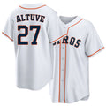 Houston #27 Altuve Player Baseball Short Sleeve White Jersey Jose For Men Women Youth Gift