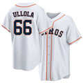 Houston #66 Ullola Player Baseball Short Sleeve White Jersey Miguel For Men Women Youth Gift