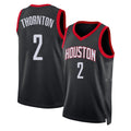 Houston #2 Thornton Player Basketball Sleeveless Black Jersey Bruce For Adult Youth