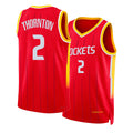 Houston #2 Thornton Player Basketball Sleeveless Red Jersey Bruce For Adult Youth