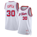 Houston #30 Capela Player Basketball Sleeveless White Jersey Clint For Adult Youth