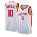 Houston #10 Smith Jr. Player Basketball Sleeveless White Jersey Jabari For Adult Youth