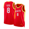 Houston #8 Tate Player Basketball Sleeveless Red Jersey Jae'Sean For Adult Youth