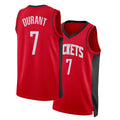Houston #7 Durant Player Basketball Sleeveless Red Jersey Kevin For Adult Youth