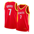 Houston #7 Durant Player Basketball Sleeveless Red Jersey Kevin For Adult Youth