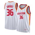 Houston #36 Smart Player Basketball Sleeveless White Jersey Marcus For Adult Youth