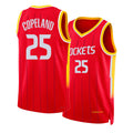 Houston #25 Copeland Player Basketball Sleeveless Red Jersey Quadir For Adult Youth