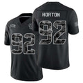 Houston #92 Horton Player Football V Neck Short Sleeve Black Jersey Dylan For Men Youth Women Gift