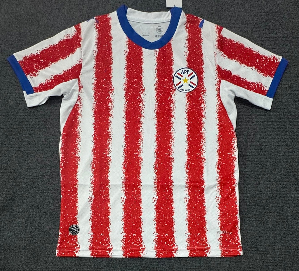 Custom Paraguay Soccer Jersey – Personalized Name & Number Football Shirt:2026 Cup Fans