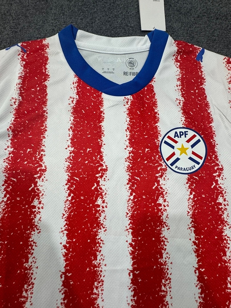 Custom Paraguay Soccer Jersey – Personalized Name & Number Football Shirt:2026 Cup Fans