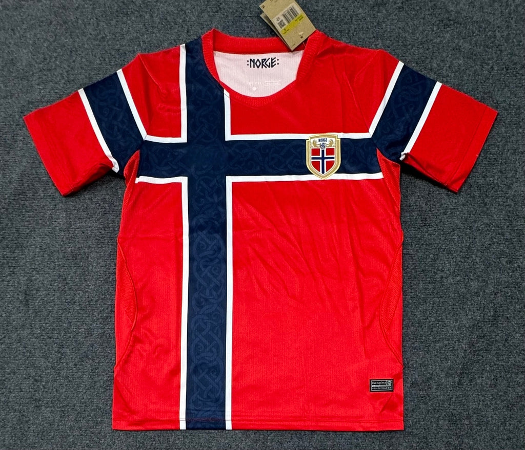 Custom Norway Soccer Jersey – Personalized Name & Number Football Shirt:2026 Cup Fans