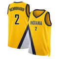 Indiana #2 Nembhard Player Basketball Sleeveless Gold Jersey Andrew For Adult Youth
