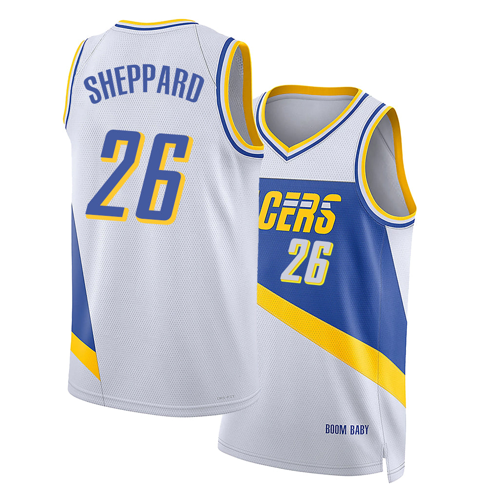 Indiana #26 Sheppard Player Basketball Sleeveless White Jersey Ben For Adult Youth