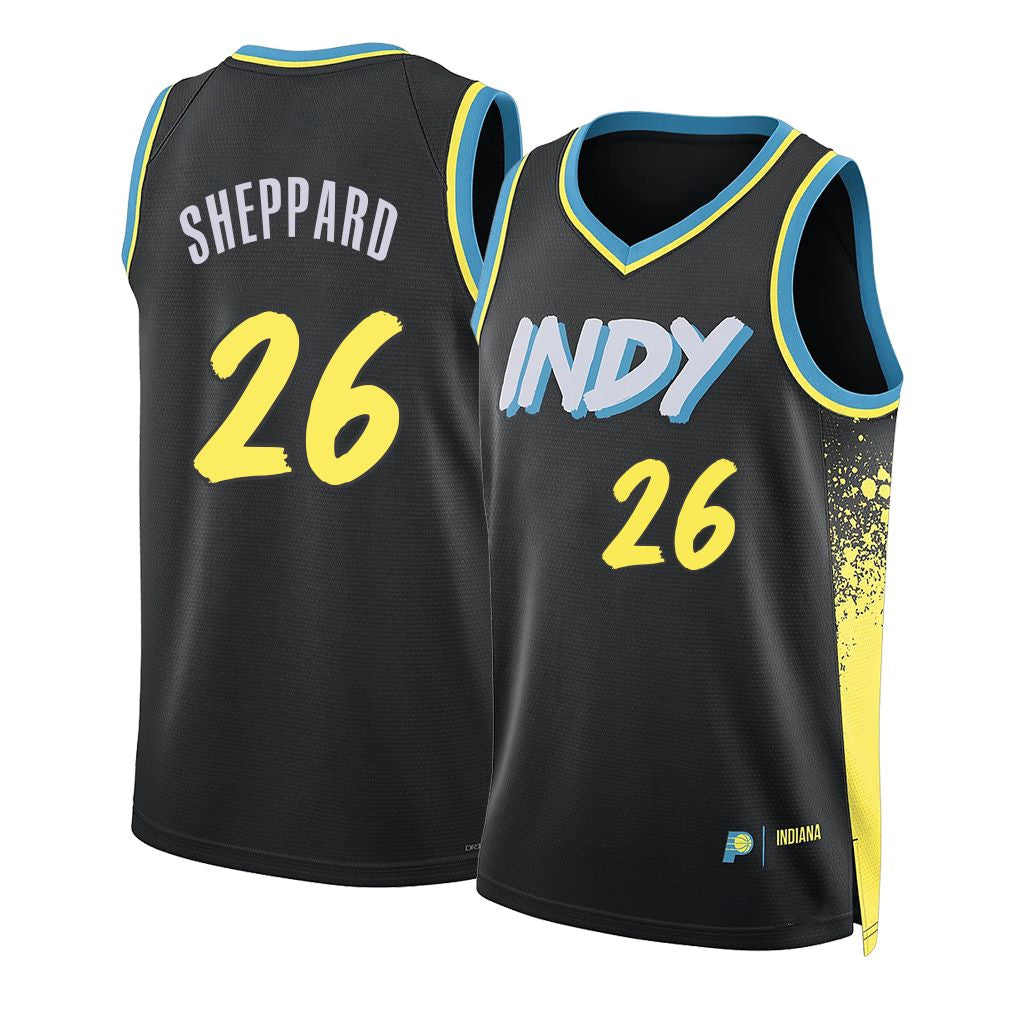 Indiana #26 Sheppard Player Basketball Sleeveless Black Jersey Ben For Adult Youth