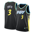 Indiana #3 Smith Player Basketball Sleeveless Black Jersey Braden For Adult Youth
