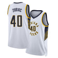 Indiana #40 Zubac Player Basketball Sleeveless White Jersey Ivica For Adult Youth