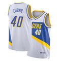 Indiana #40 Zubac Player Basketball Sleeveless White Jersey Ivica For Adult Youth