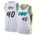 Indiana #40 Zubac Player Basketball Sleeveless White Jersey Ivica For Adult Youth