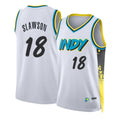 Indiana #18 Slawson Player Basketball Sleeveless White Jersey Jalen For Adult Youth