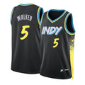 Indiana #5 Walker Player Basketball Sleeveless Black Jersey Jarace For Adult Youth