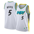 Indiana #5 Walker Player Basketball Sleeveless White Jersey Jarace For Adult Youth