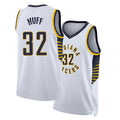 Indiana #32 Huff Player Basketball Sleeveless White Jersey Jay For Adult Youth