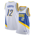 Indiana #12 Furphy Player Basketball Sleeveless White Jersey Johnny For Adult Youth