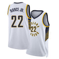 Indiana #22 Nance Jr. Player Basketball Sleeveless White Jersey Larry For Adult Youth