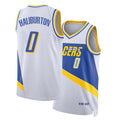 Indiana #0 Haliburton Player Basketball Sleeveless White Jersey Tyrese For Adult Youth