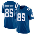 Indianapolis #85 Ogletree Player Football V Neck Short Sleeve Royal Jersey Andrew For Men Youth Women Gift